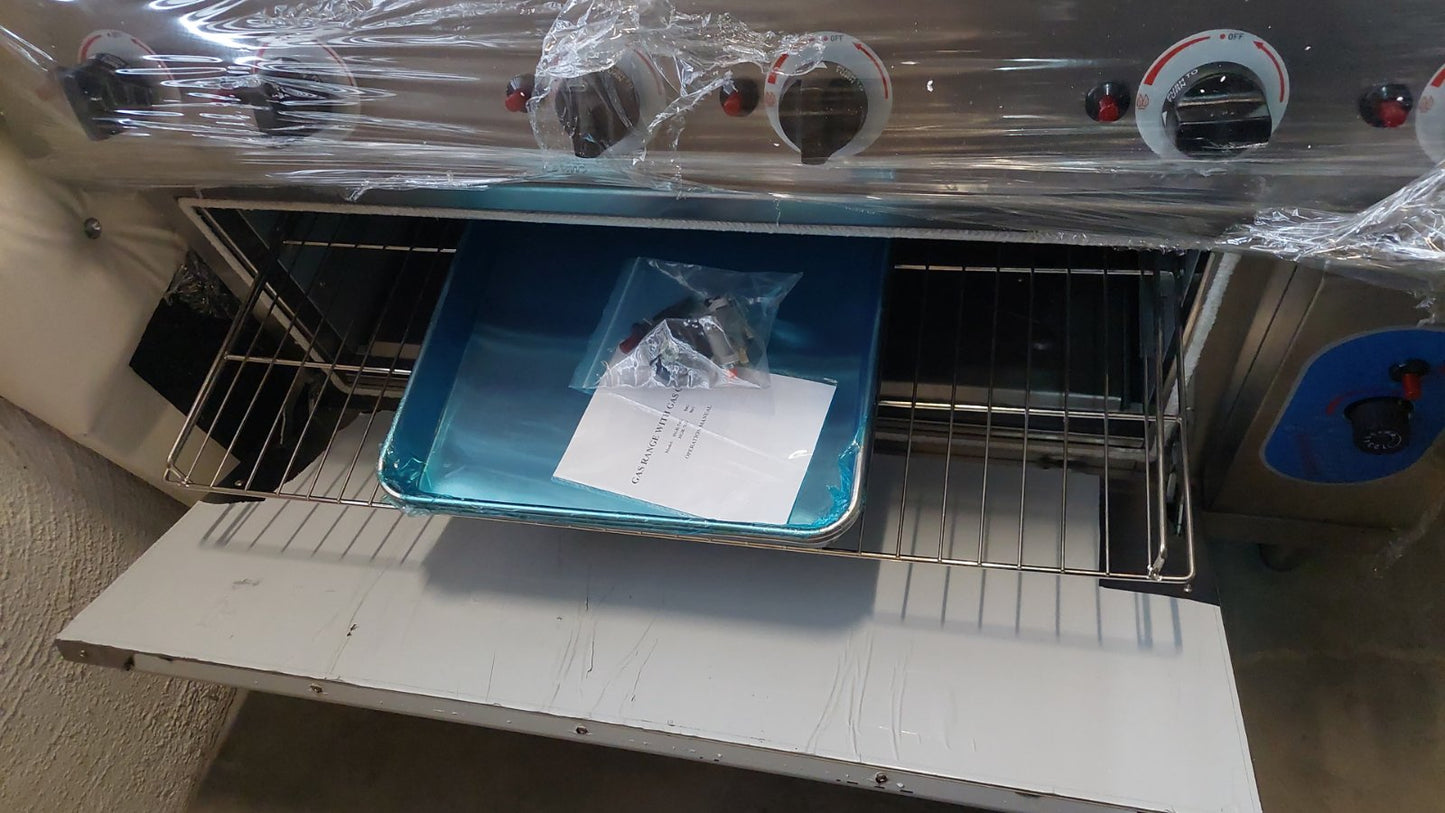 Професионална печка с фурна на газ